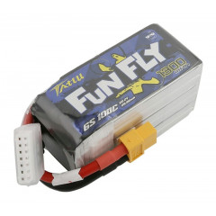 Аккумулятор Tattu FunFly 1300мАч 6S 100C LiPo (XT60)