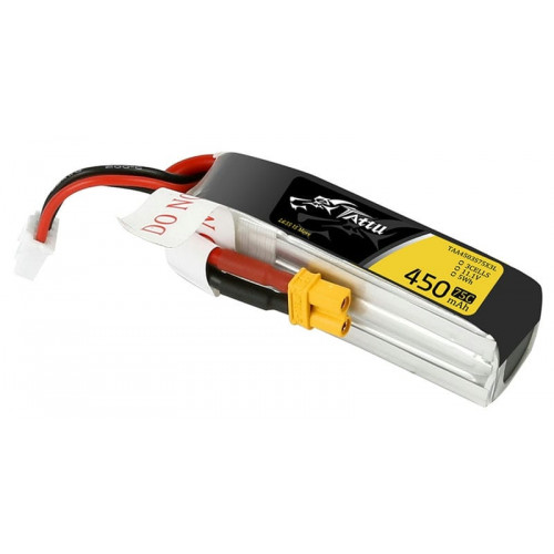 Аккумулятор Tattu 450мАч 3S 75C LiPo (Удлинённый) (XT30)
